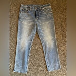 American Eagle Ne(x)t Level Airflex Men's Blue Jeans Original Straight 34x30